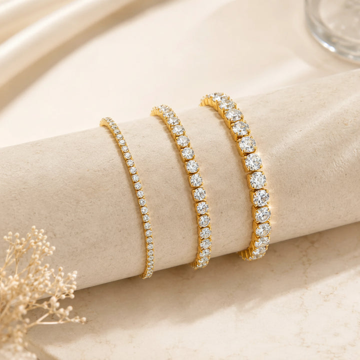 Lucy Line Tennis Anklet