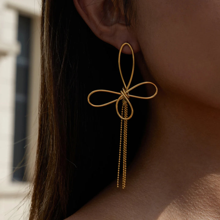 Continuity Gold-Plated Earrings