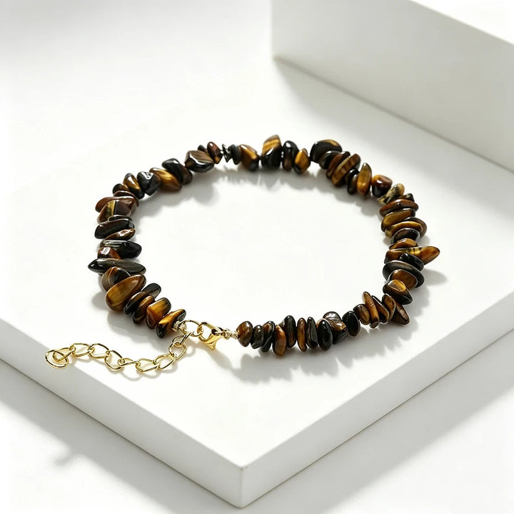Memento Crystals Stone Anklet