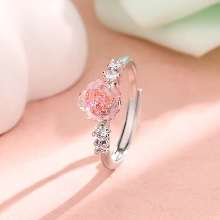 Roselle Gem Bloom Ring