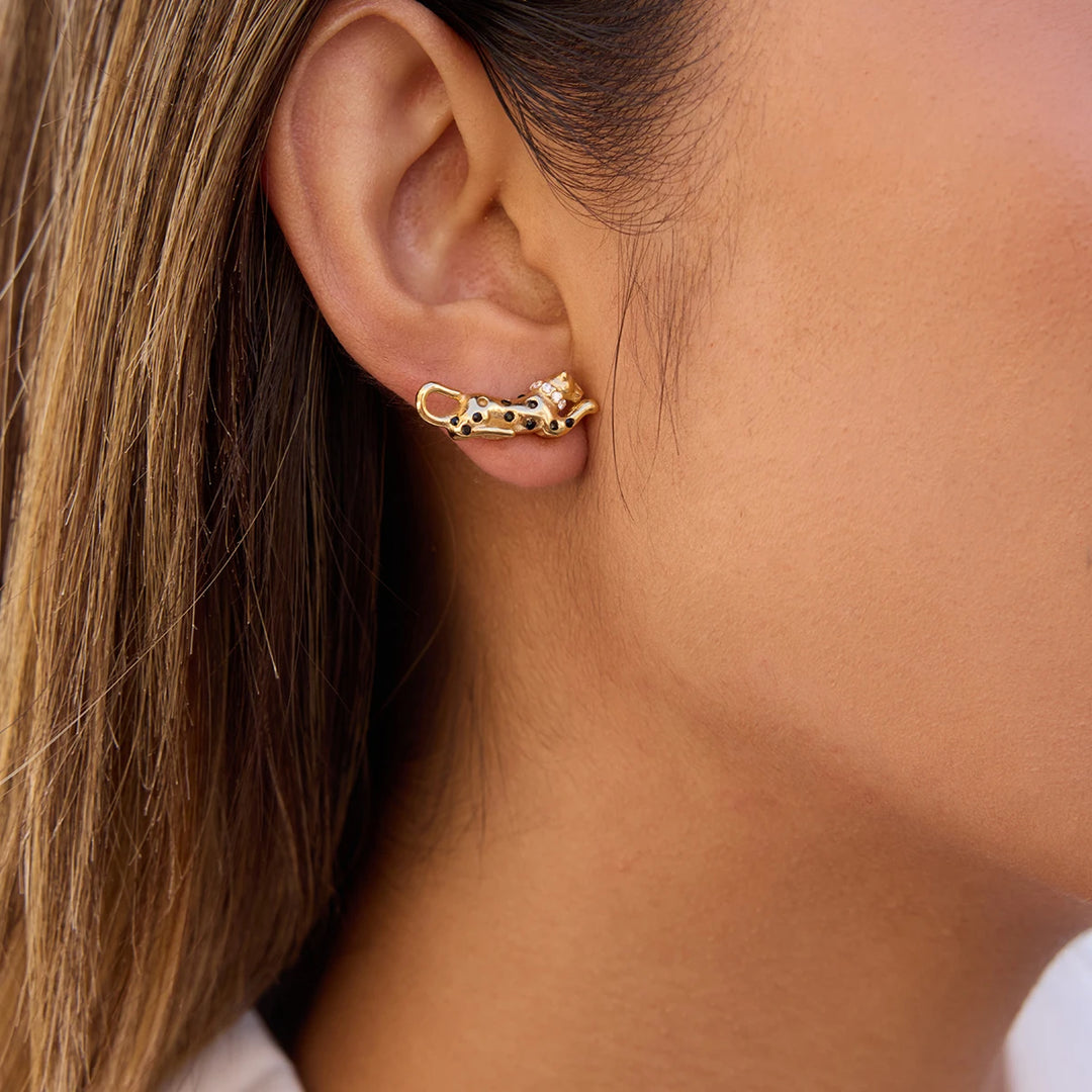 Softly Wild Gold-Plated Earrings