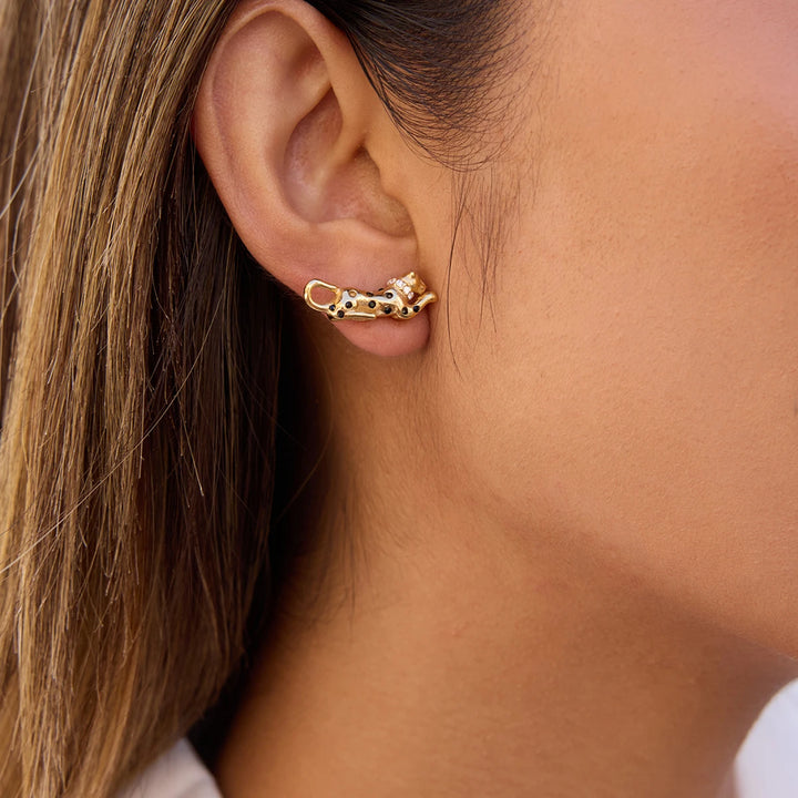 Softly Wild Gold-Plated Earrings