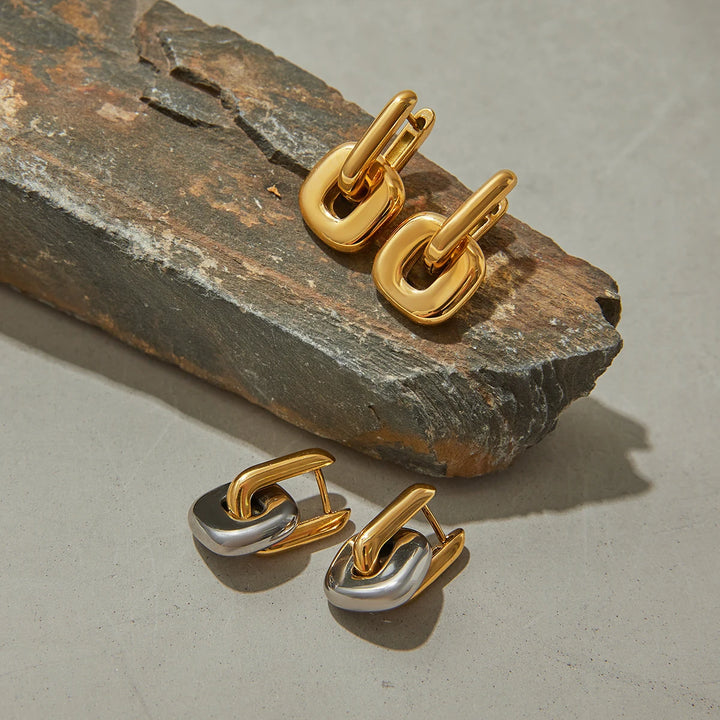 In-Between Steel Earrings