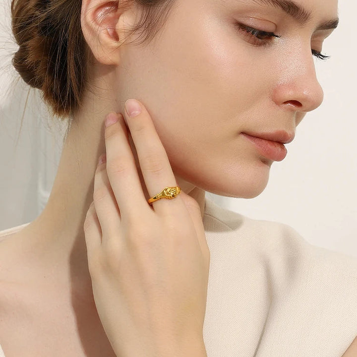 Golden Devotion Waterproof Promise Ring