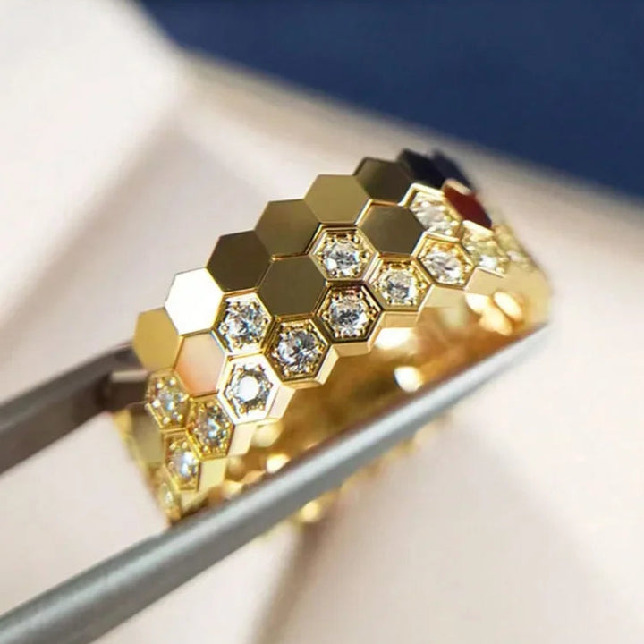 Holy Hive Silver Ring