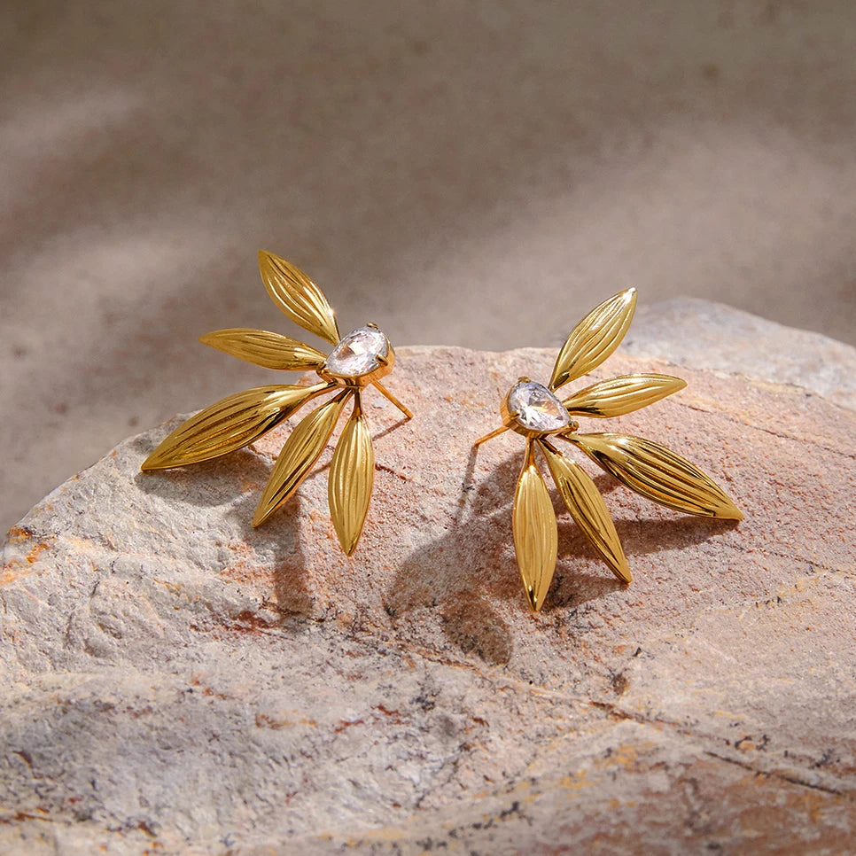 Évora Gold-Plated Earrings