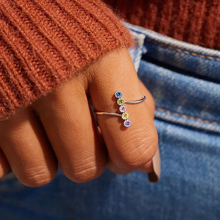 Colorfall Contour Ring