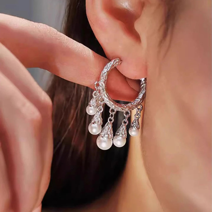 Évelina Pearl Drop Earrings