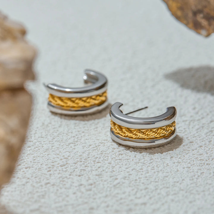 Echelon C-Hoop Earrings