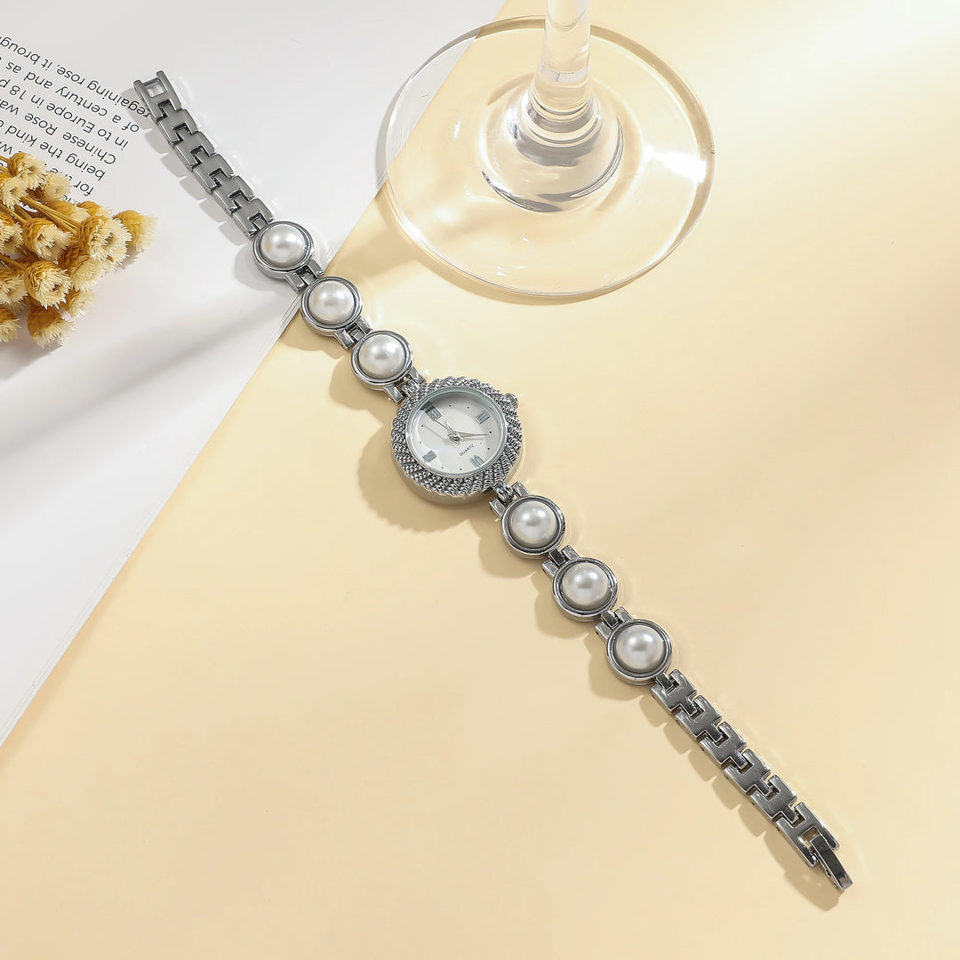 Valeria Pearl Bracelet Watch
