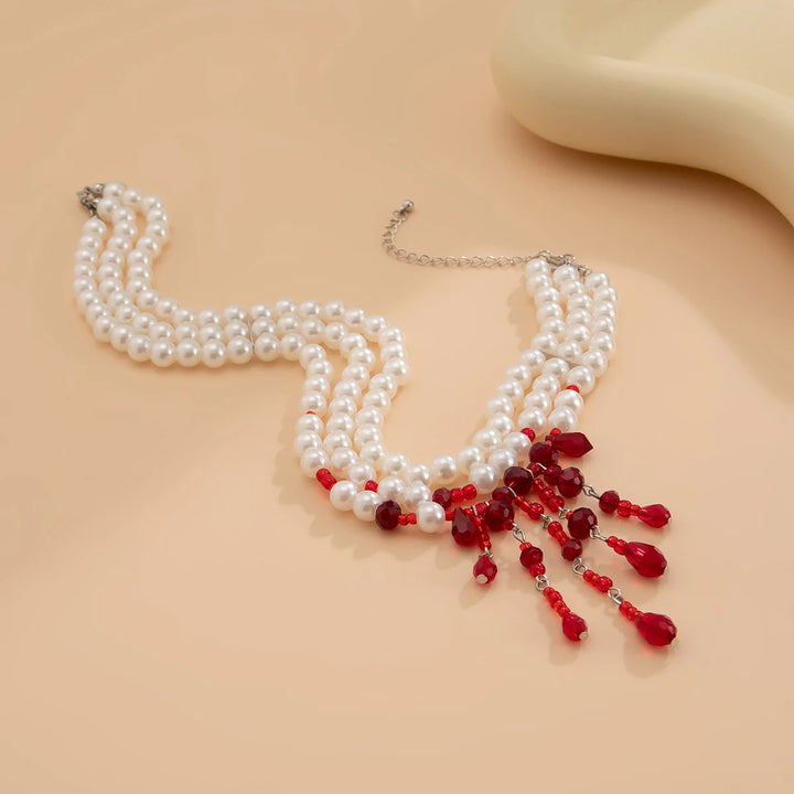 Scarlet Bloodfall Choker
