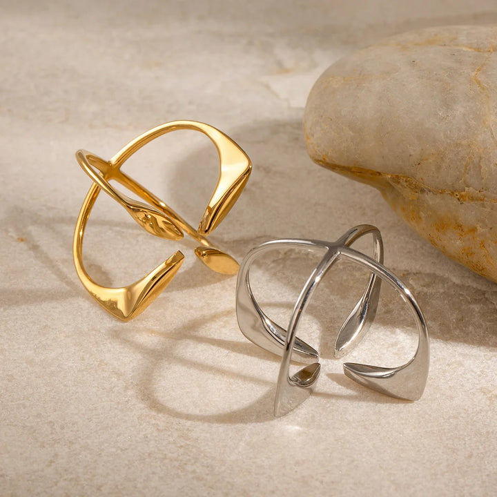 Four Points Sterling Silver Ring