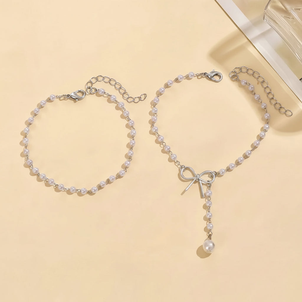 Everlinked Pearls Ankle Bracelet