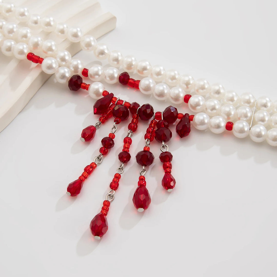Scarlet Bloodfall Choker
