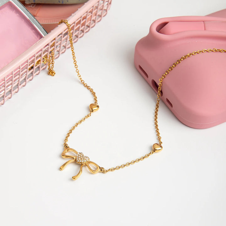 Flutter Line Gold-Plated Necklace