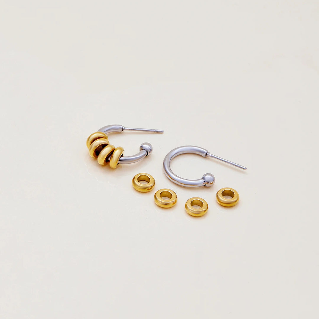 Aurevia Steel Studs Earrings