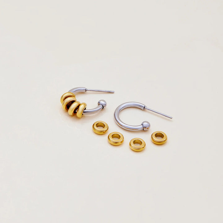Aurevia Steel Studs Earrings
