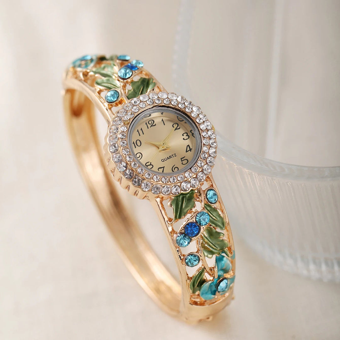 Rosaviva Enamel Quartz Watch