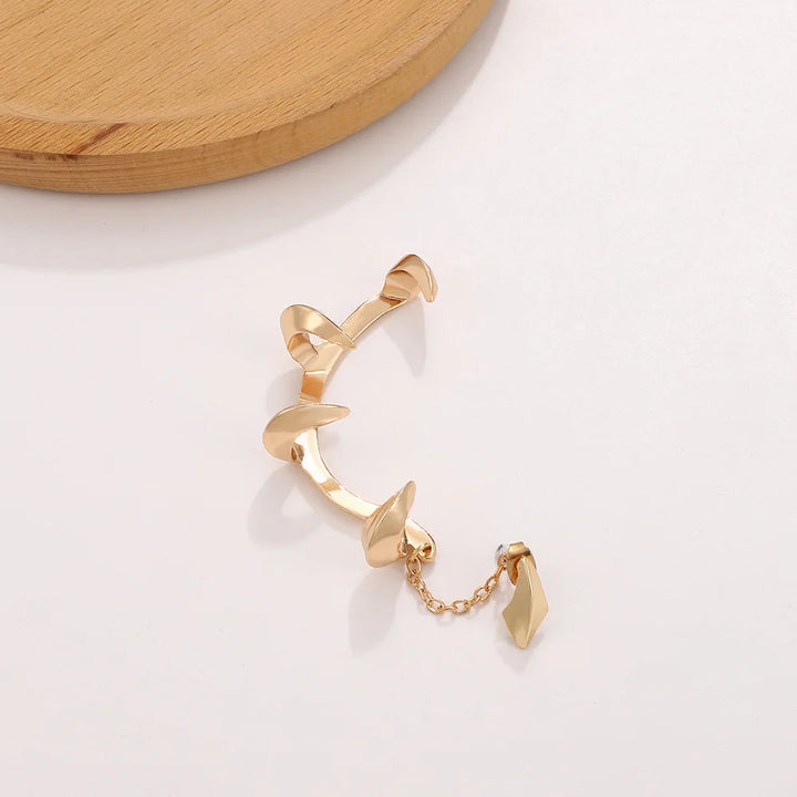 Caligo Chain Cuff Earrings