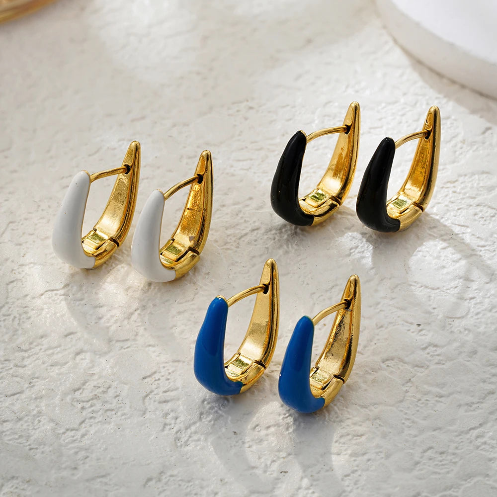 Forma U 18k Gold-Plated Hoops