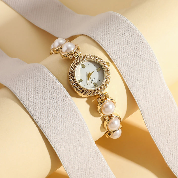 Valeria Pearl Bracelet Watch
