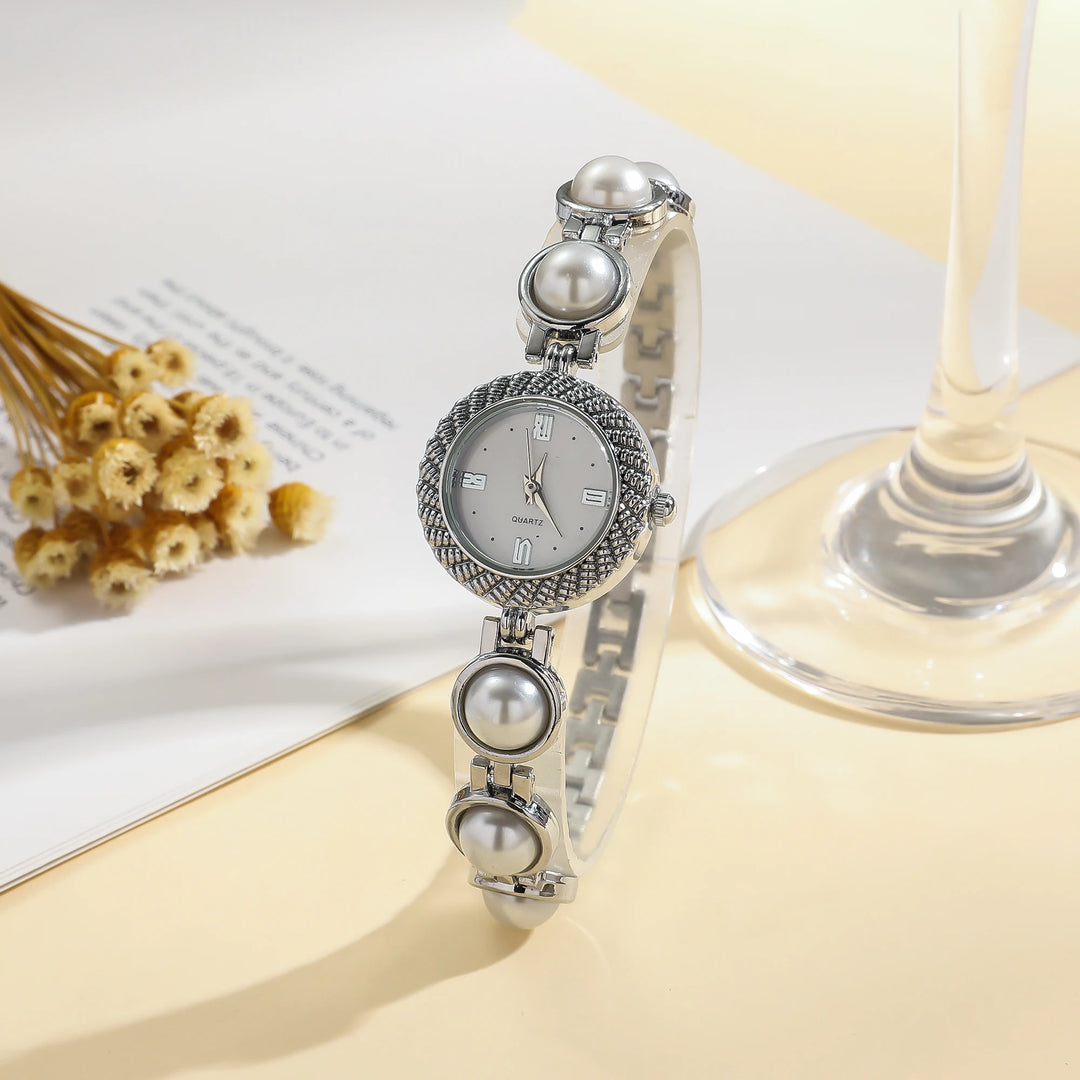 Valeria Pearl Bracelet Watch