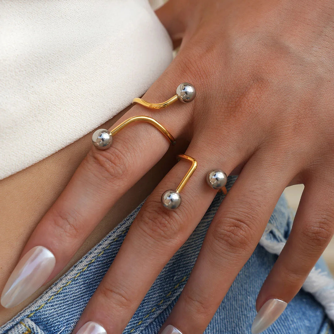 Sophía Gold-Plated Ring