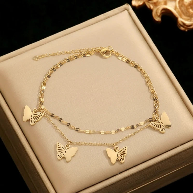 Wings & Waves Anklet