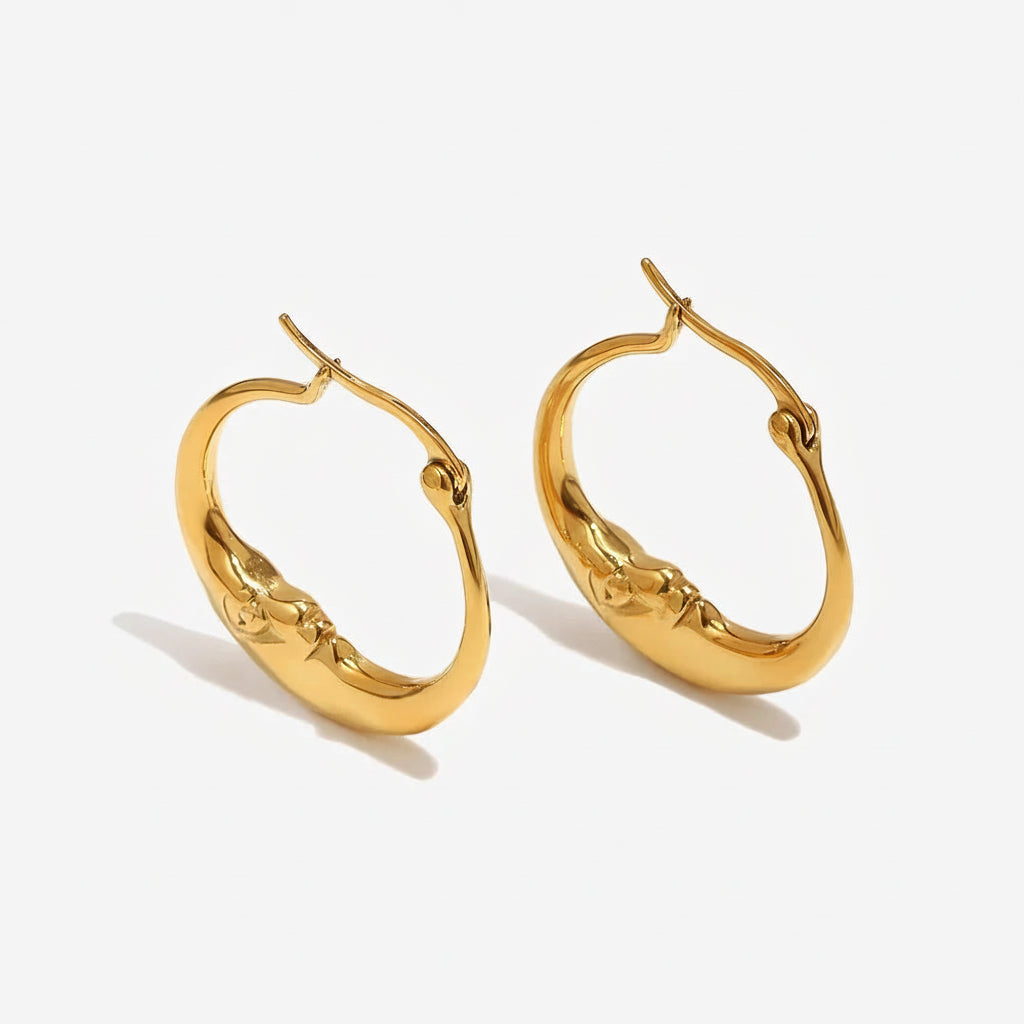 Luna Arc Waterproof Earrings