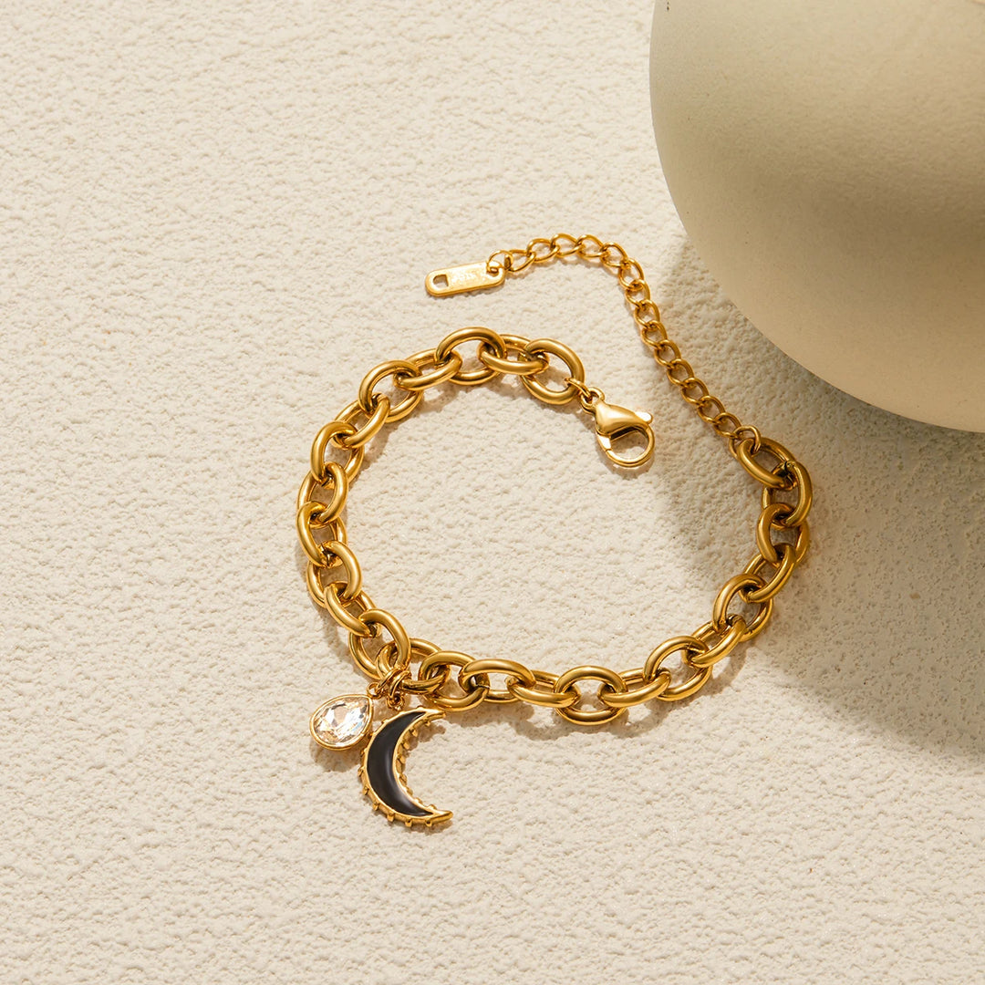 Gesture Trace Steel Bracelet