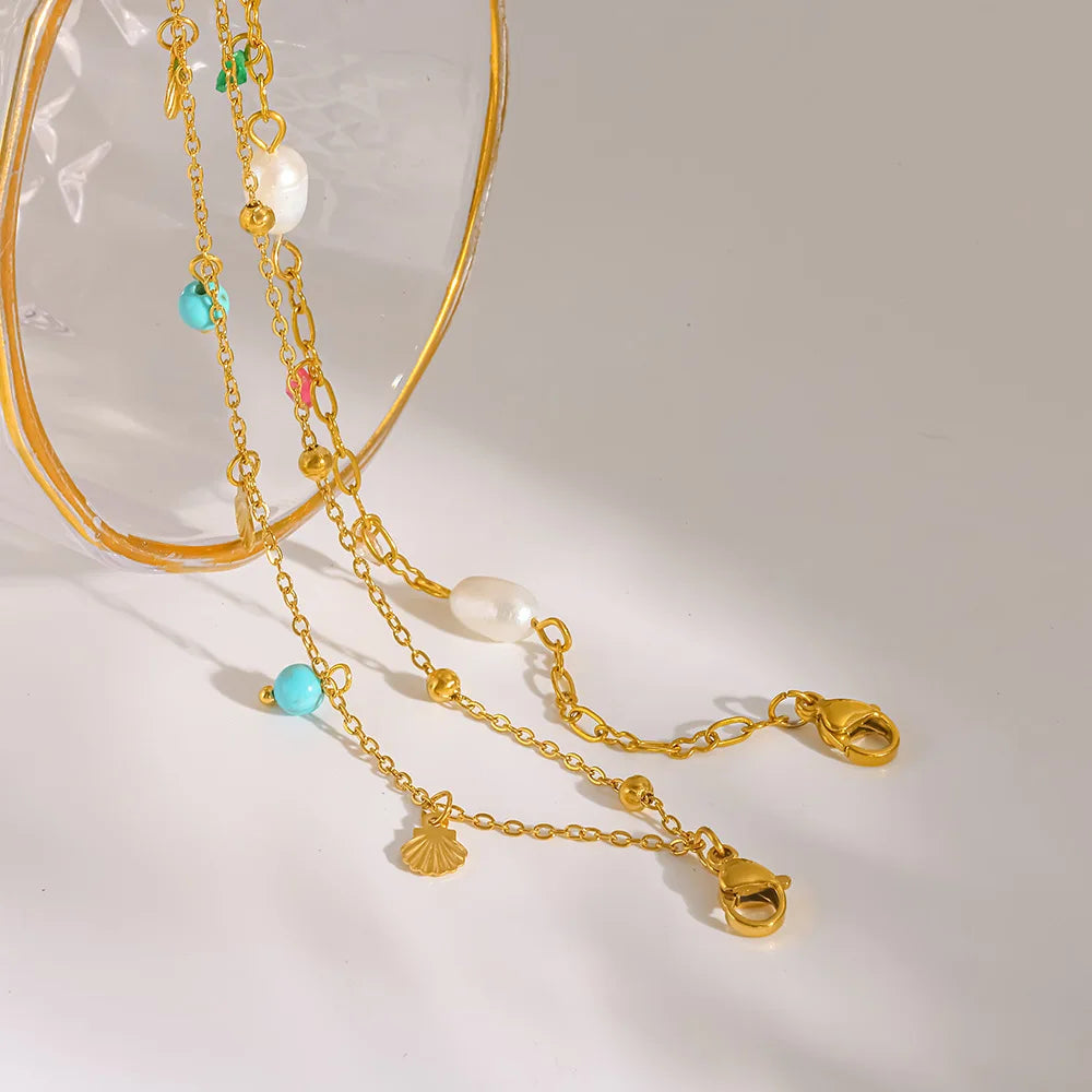 Clymonétta Pearl Anklet