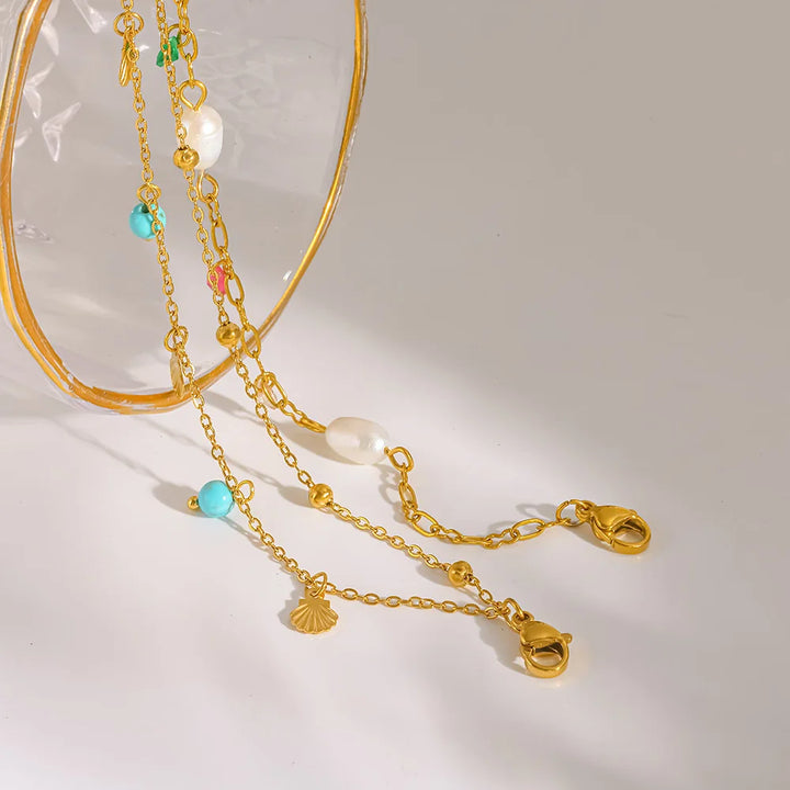 Clymonétta Pearl Anklet