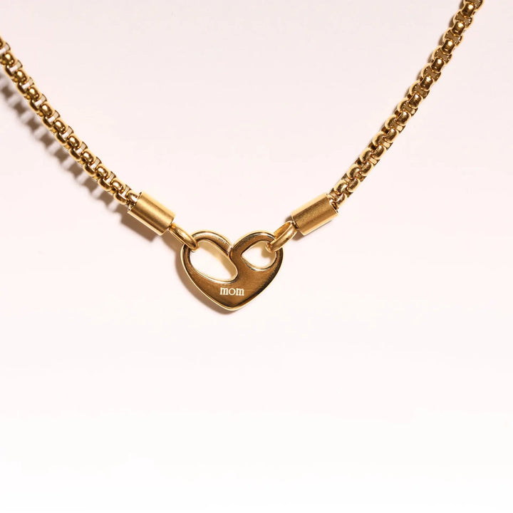 Livia Heart Letter Necklace