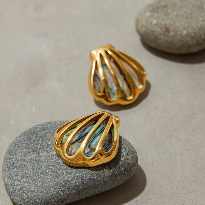 Célène Abalone Waterproof Earrings