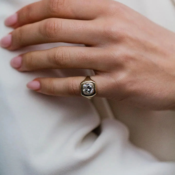 Queen's Hand 14k Gold-Plated Ring