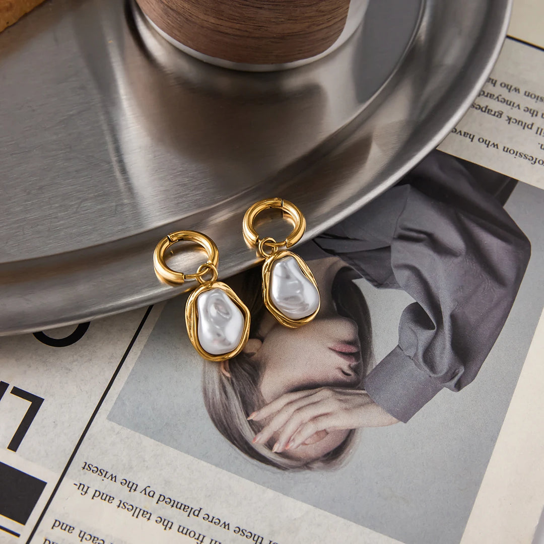 Jasmine Molten Form Earrings