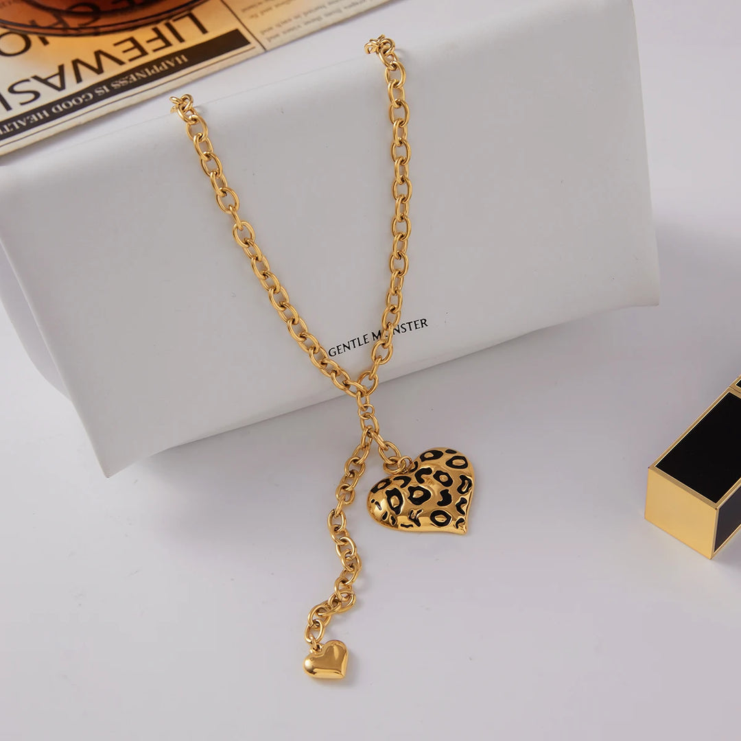 Intuitive Heart Gold-Plated Necklace