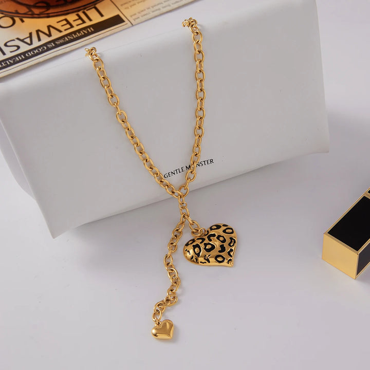 Intuitive Heart Gold-Plated Necklace