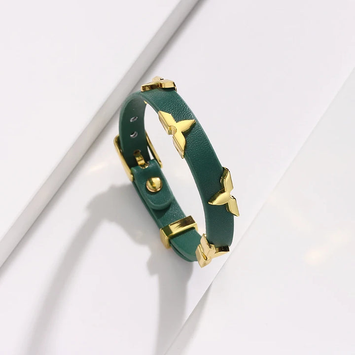 Hidden Edge Leather Bracelet
