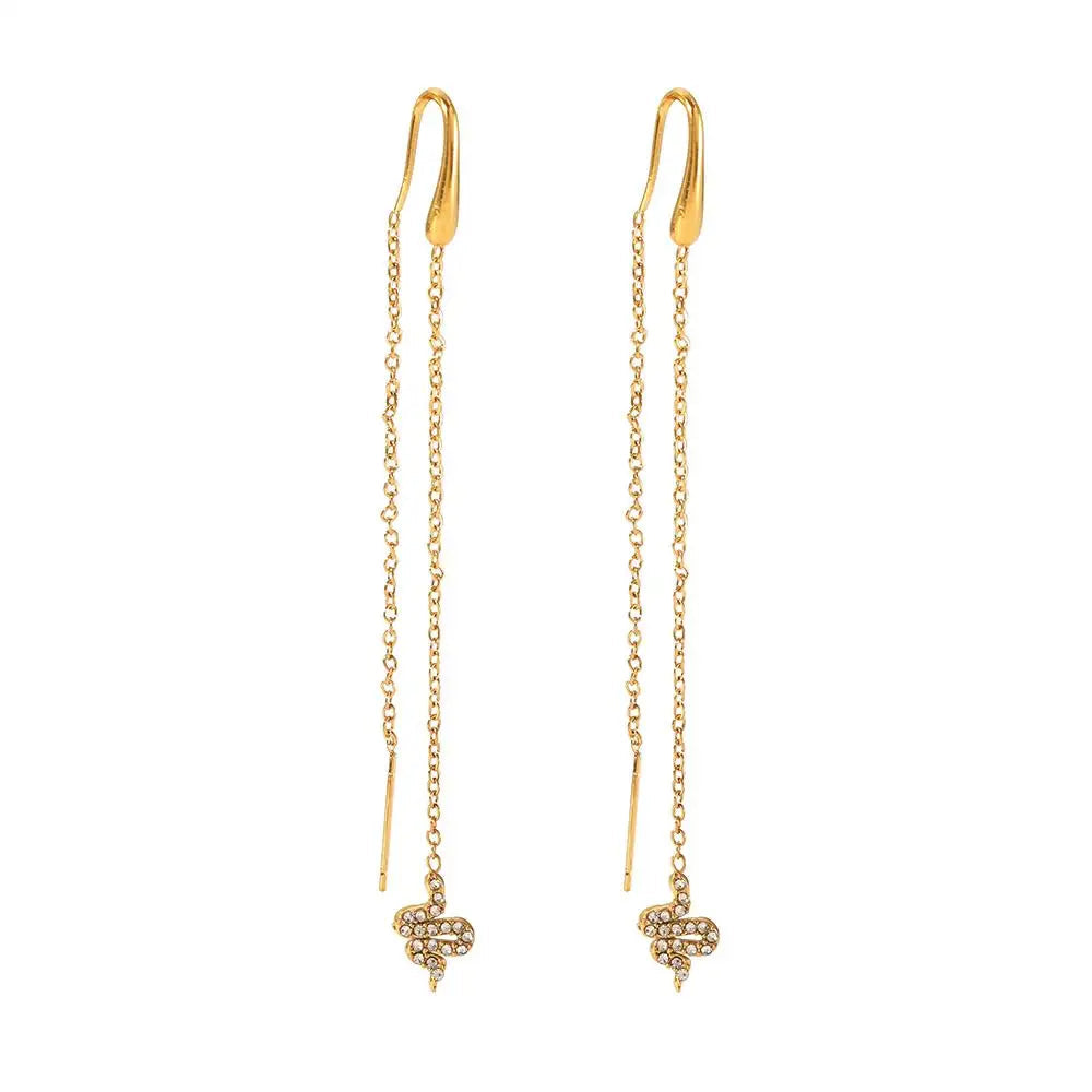 Persia Line 18k Gold Plated Earrings
