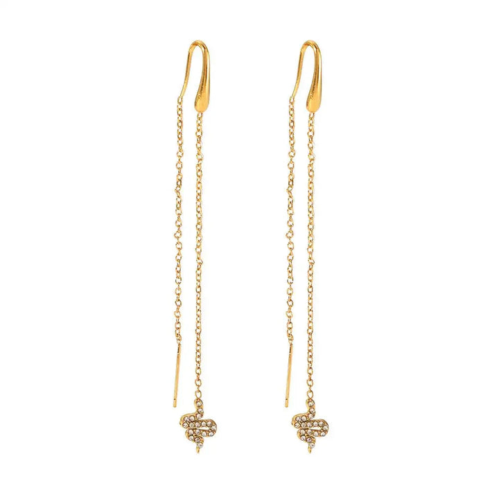 Persia Line 18k Gold Plated Earrings