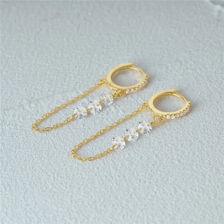 Adore Sterling Silver Hoop Earrings