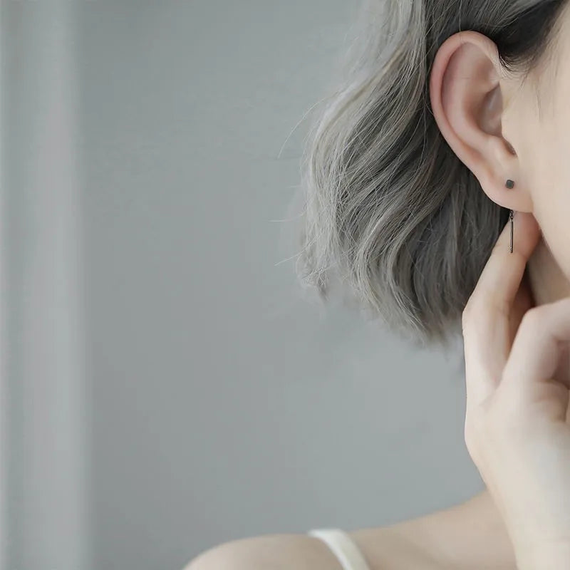 Kaelen Cube Tassel Earrings