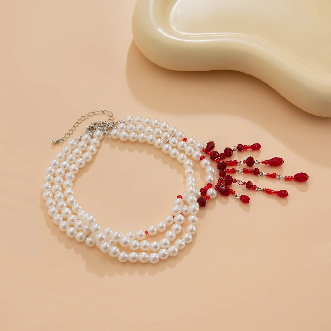 Scarlet Bloodfall Choker