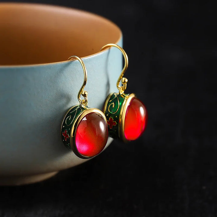 Soraya Enamel Carnelian Ring