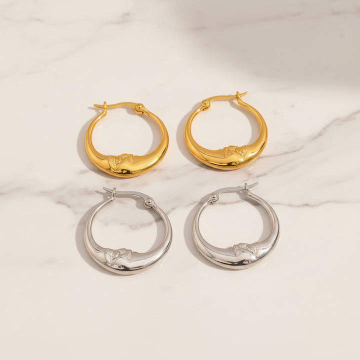 Luna Arc Waterproof Earrings