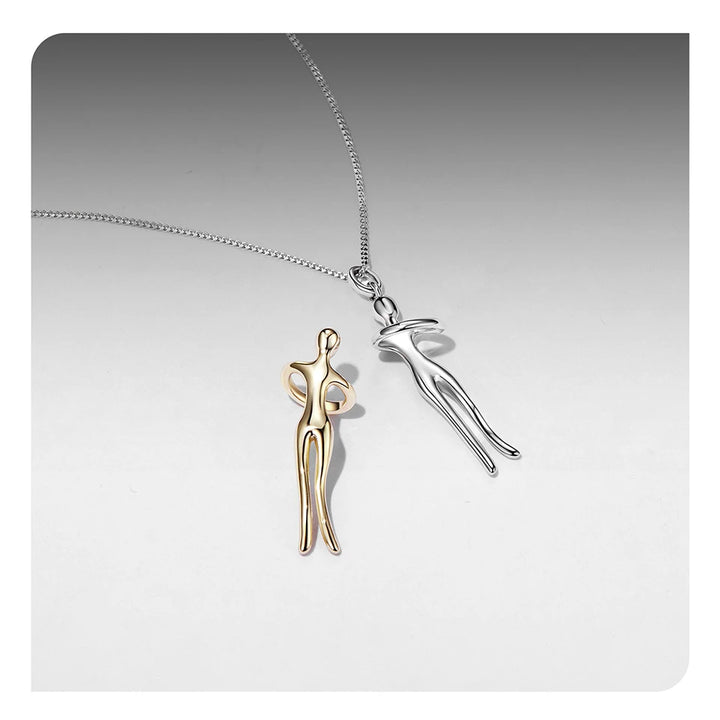 Bound By Purity Silver Necklace