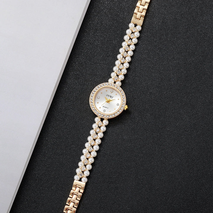 Vivianne Pearl Bracelet Watch
