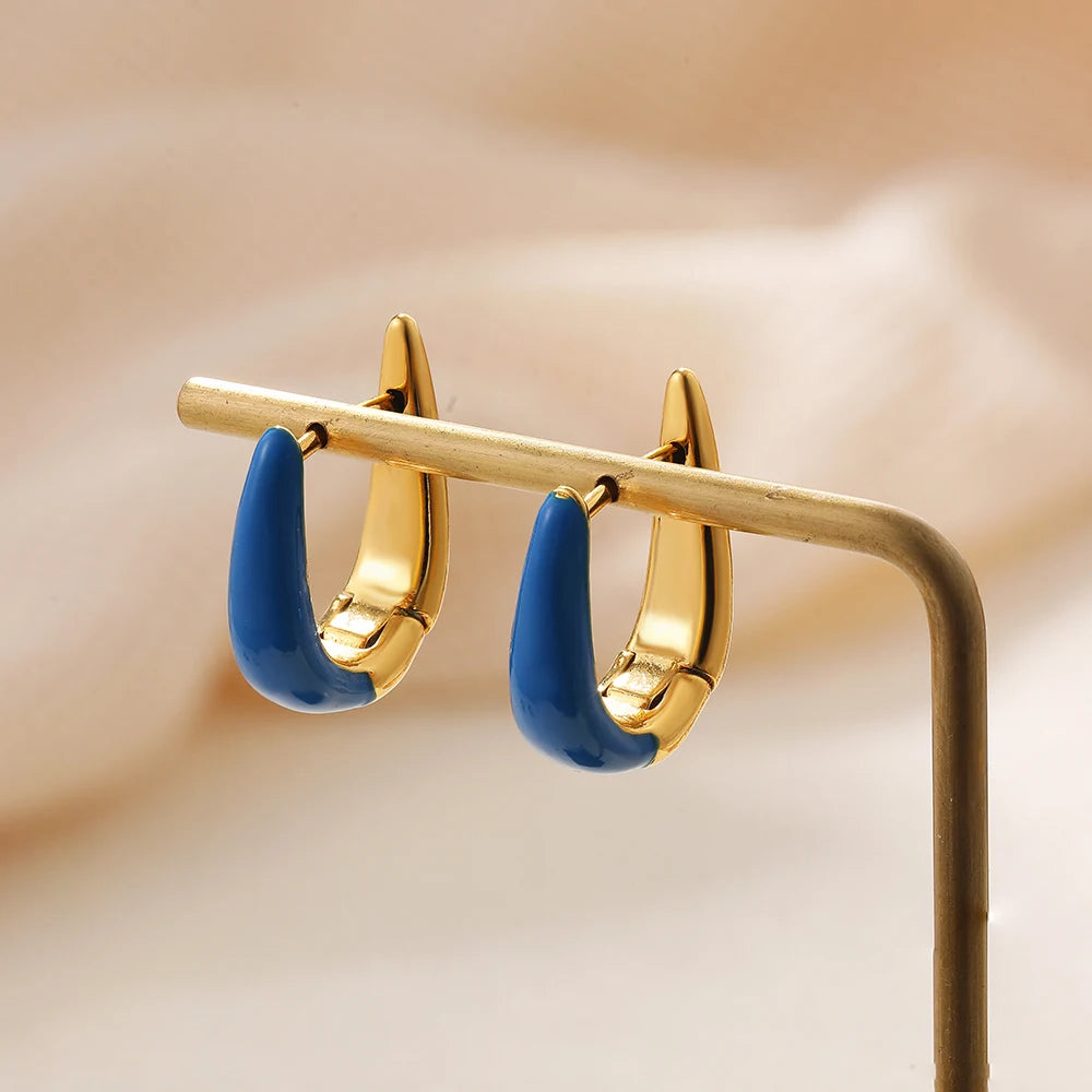 Forma U 18k Gold-Plated Hoops