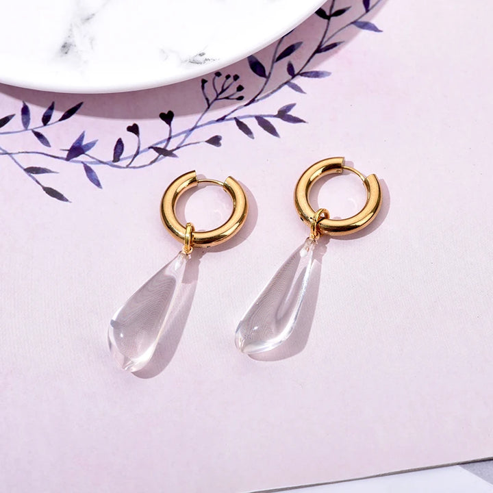 Still Aura Waterproof Drop Earrings